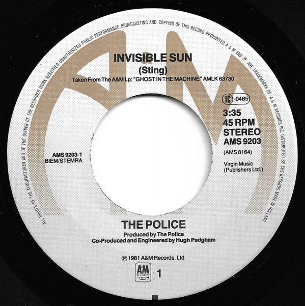 The Police - Invisible Sun