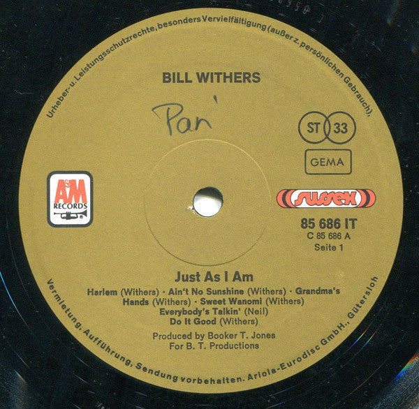 Bill Withers -Just As I Am