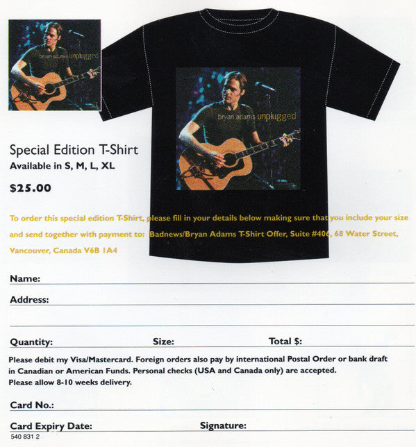 Bryan Adams - Unplugged