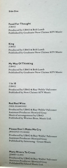 UB40 - The Best Of UB40 - Volume One