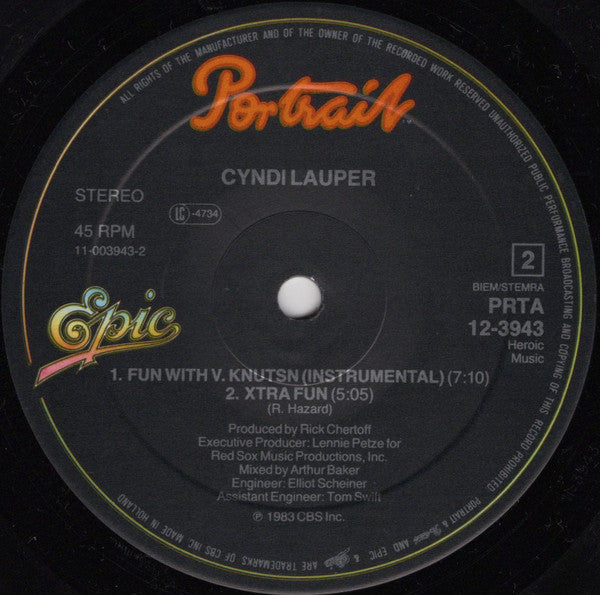 Cyndi Lauper -Girls Just Want To Have Fun (Extended Version)