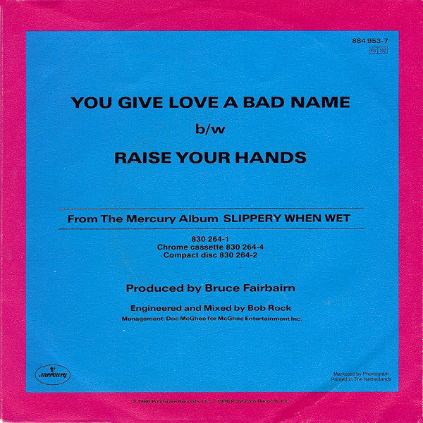 Bon Jovi -You Give Love A Bad Name