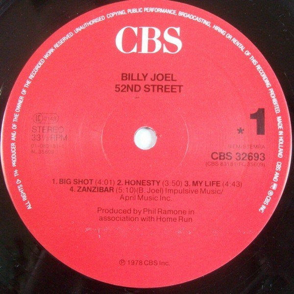 Billy Joel -52nd Street