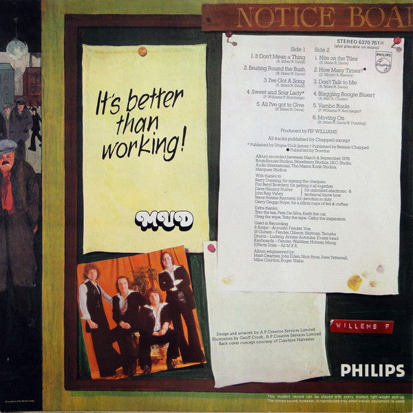 Mud -It's Better Than Working
