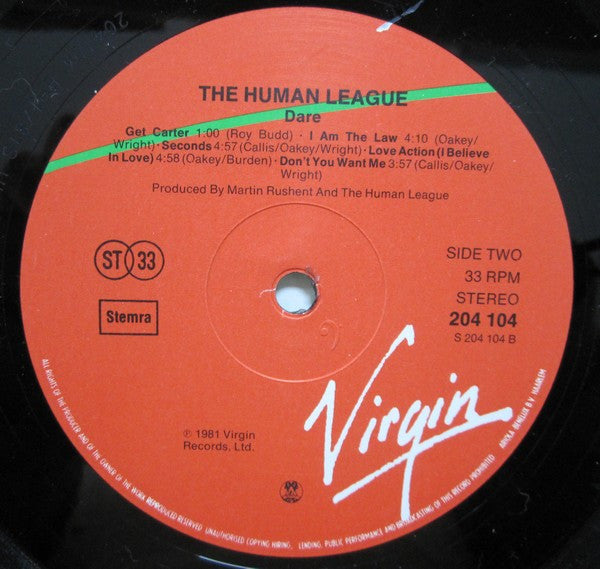 The Human League -Dare!