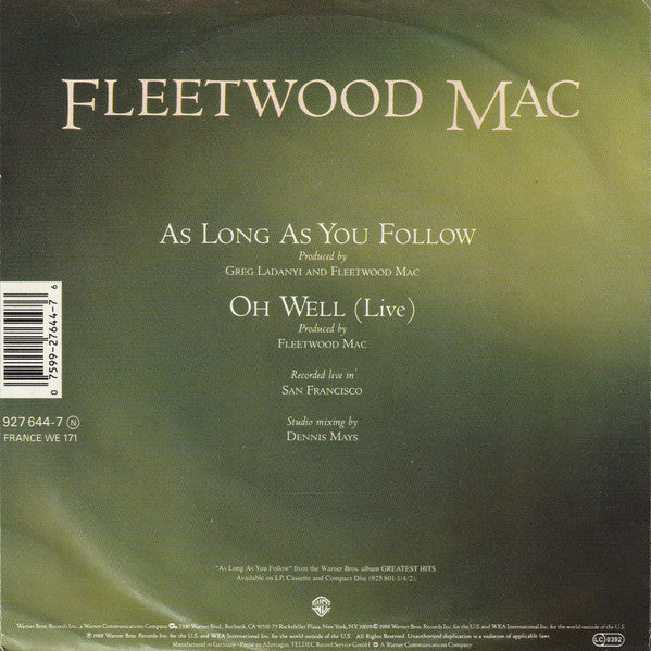 Fleetwood Mac -As Long As You Follow
