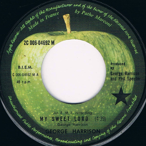George Harrison -My Sweet Lord / Isn't It A Pity