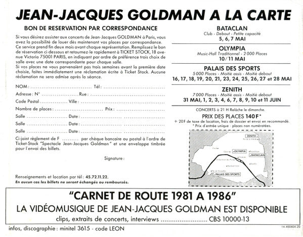 Jean-Jacques Goldman - Entre Gris Clair Et Gris Foncé