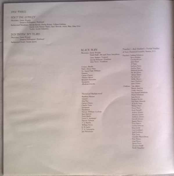 Stevie Wonder - Songs In The Key Of Life