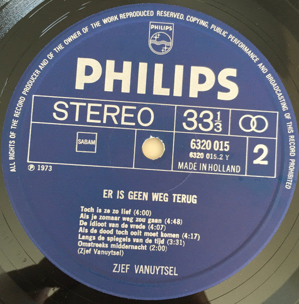 Zjef Vanuytsel -Er Is Geen Weg Terug