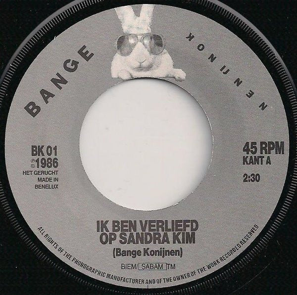 Bange Konijnen, Lapin Lapin - Ik Ben Verliefd Op Sandra Kim / Je Suis Fou De Sandra Kim
