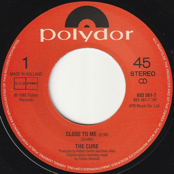 The Cure -Close To Me