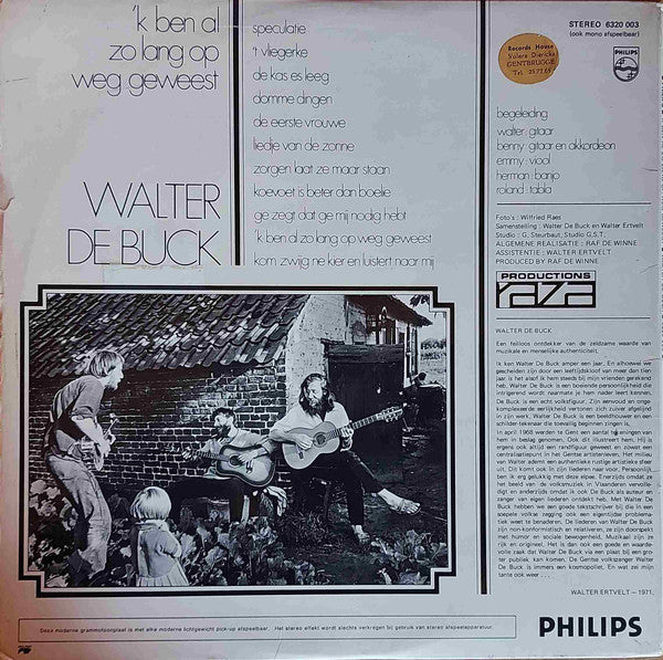 Walter De Buck -'k Ben Al Zo Lang Op Weg Geweest