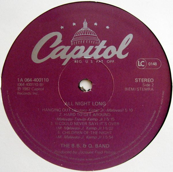 The B.B. & Q. Band* -All Night Long