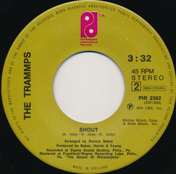 The Trammps - Where Do We Go From Here