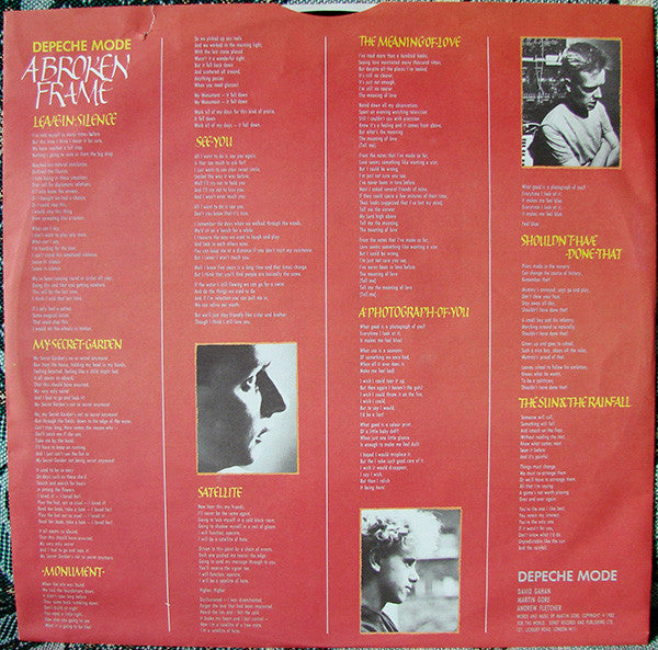 Depeche Mode - A Broken Frame