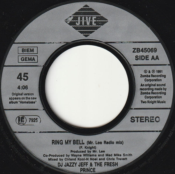 DJ Jazzy Jeff & The Fresh Prince -Ring My Bell