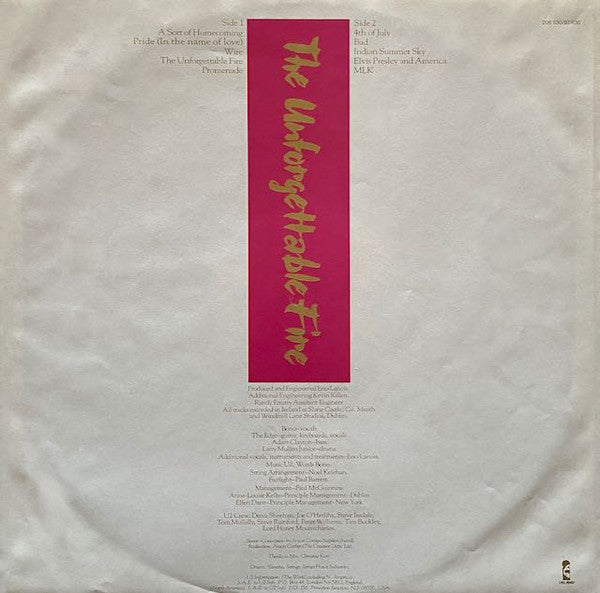 U2 -The Unforgettable Fire