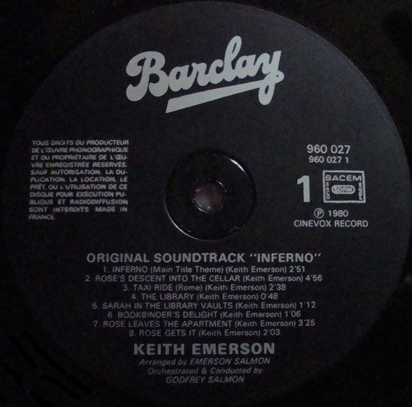 Keith Emerson -Inferno (Original Soundtrack)