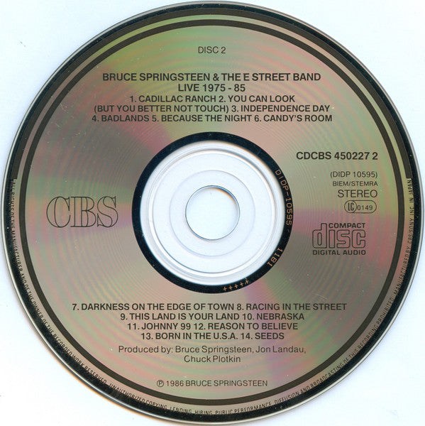 Bruce Springsteen & The E-Street Band -Live/1975-85