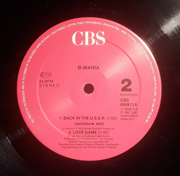 B-Mania - Back In The USSR