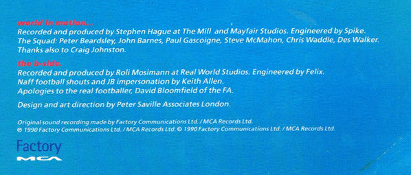 Englandneworder* -World In Motion...