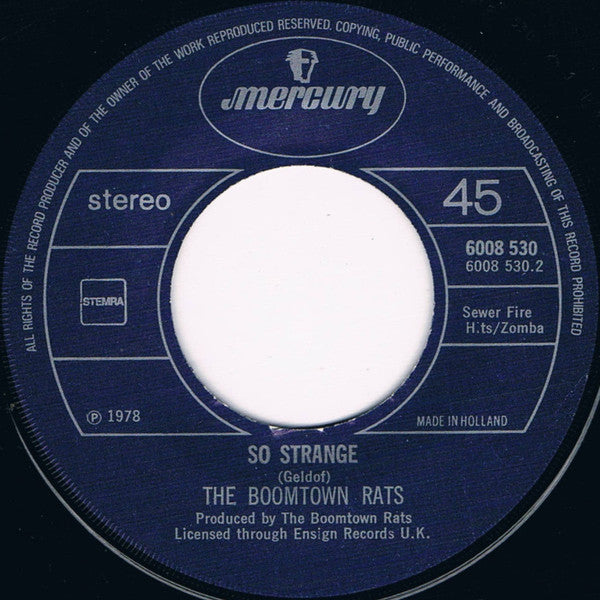 The Boomtown Rats -Rat Trap