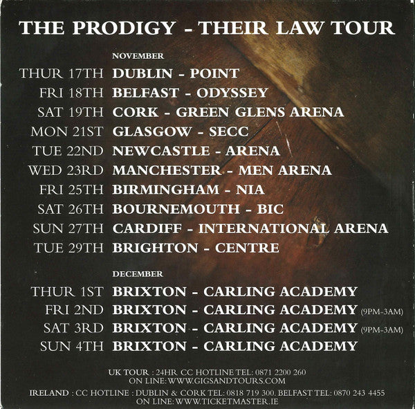The Prodigy -Their Law - The Singles 1990-2005