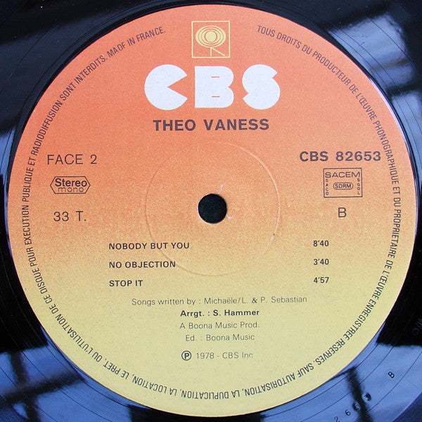 Theo Vaness -Back To Music