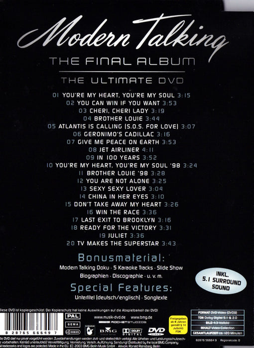 Modern Talking -The Final Album - The Ultimate DVD