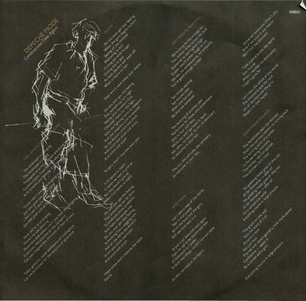 Depeche Mode -Construction Time Again