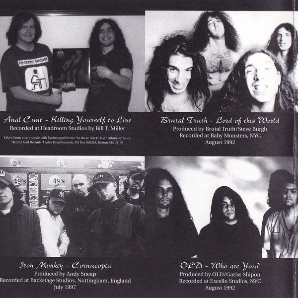 Various - Masters Of Misery - Black Sabbath: The Earache Tribute