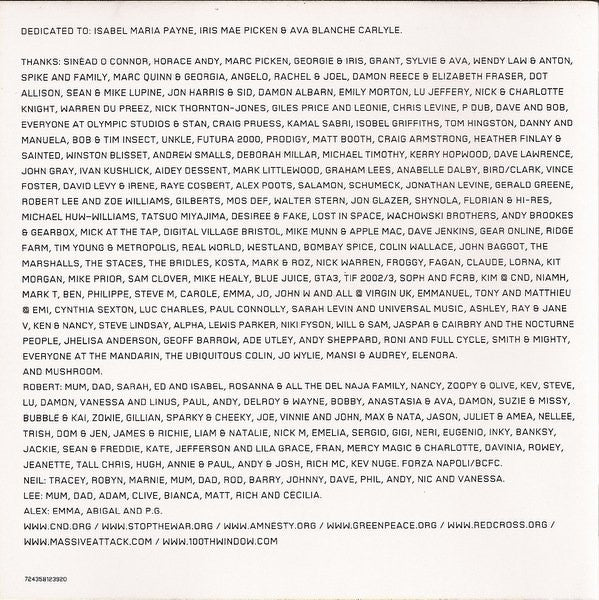 Massive Attack -100th Window