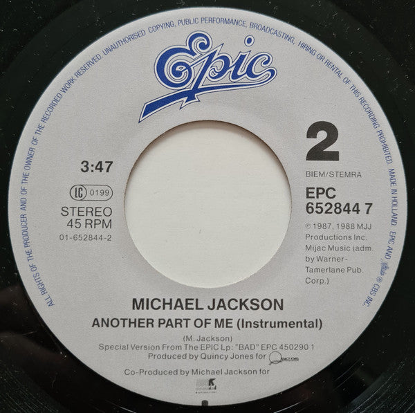 Michael Jackson -Another Part Of Me