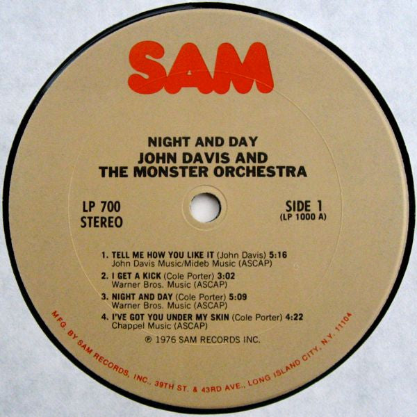 John Davis And The Monster Orchestra* -Night & Day