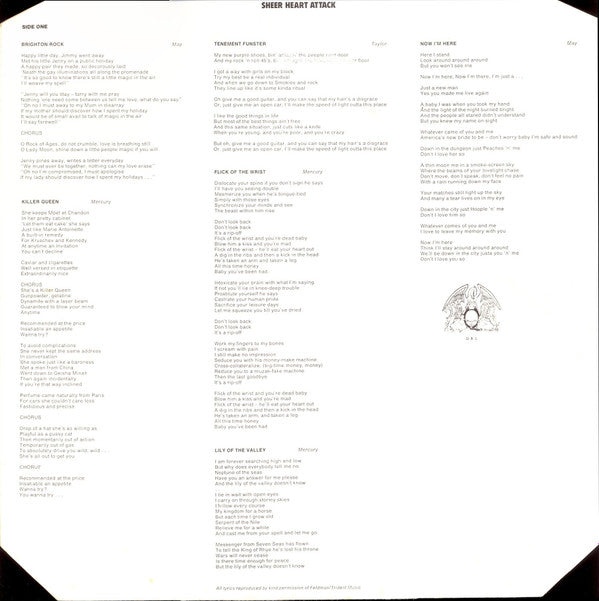 Queen -Sheer Heart Attack