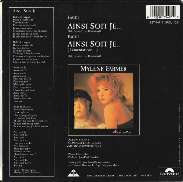 Mylene Farmer* -Ainsi Soit Je...