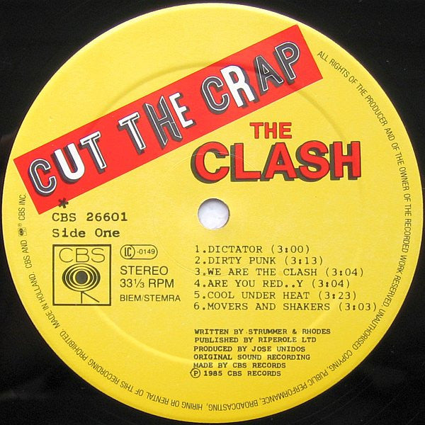 The Clash -Cut The Crap
