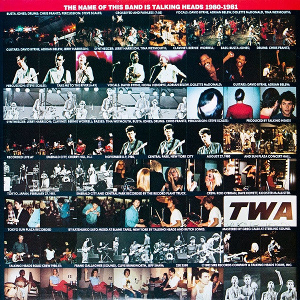 Talking Heads -The Name Of This Band Is Talking Heads