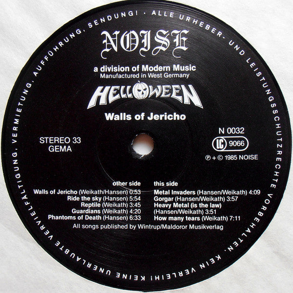 Helloween -Walls Of Jericho