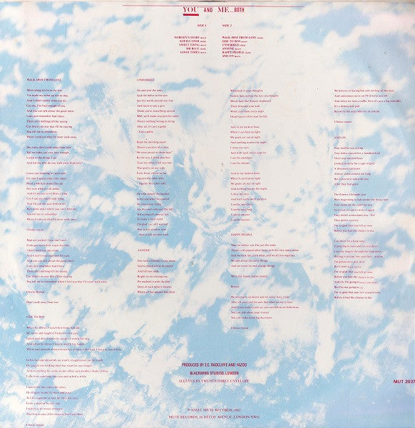 Yazoo -You And Me Both