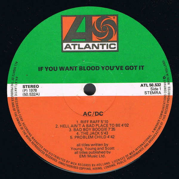 AC/DC -If You Want Blood You've Got It