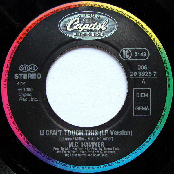 MC Hammer -U Can't Touch This