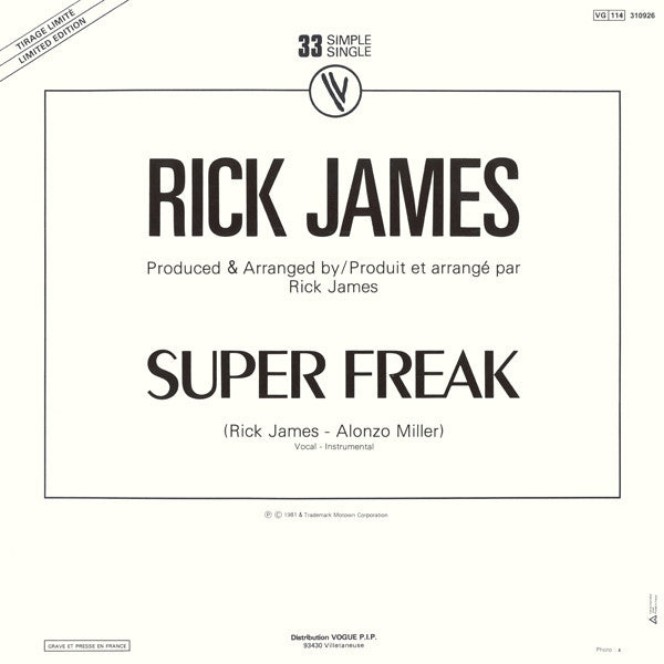 Rick James -Super Freak