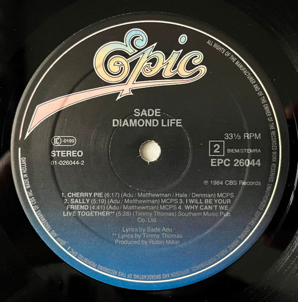 Sade -Diamond Life