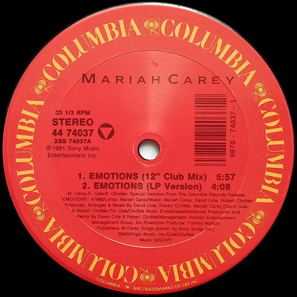 Mariah Carey -Emotions