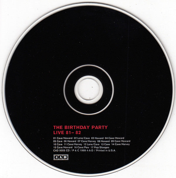 The Birthday Party -Live 81-82