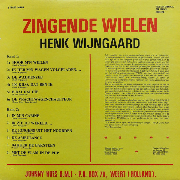 Henk Wijngaard -Zingende Wielen