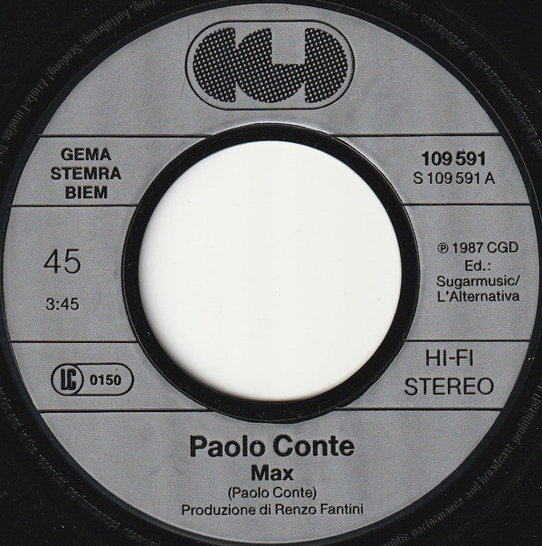 Paolo Conte -Max