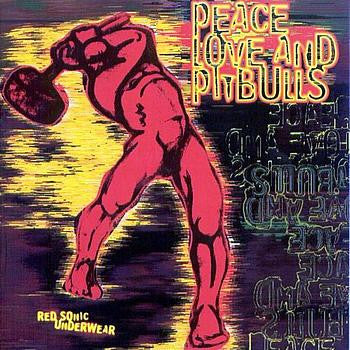 Peace, Love And Pitbulls -Red Sonic Underwear